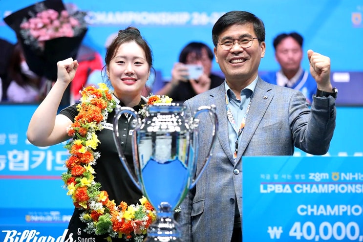 "세 세트 내주고도 <b>우승</b>" NH농협카드 <b>김보미</b>, <b>LPBA</b> 7년 만의 첫 정상