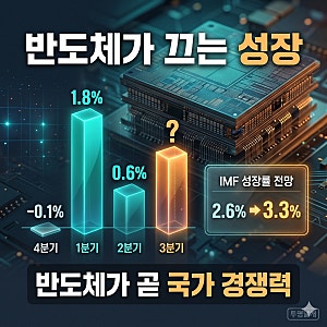 3분기 GDP 성장률 발표, 반도체 수출이 끌어올린 한국 경제 전망
