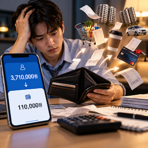 월급 371만원 받아도 한 달 뒤 11만원... 내 월급 어디로 갔을까? 직장인 통장이 텅장 되는 이유