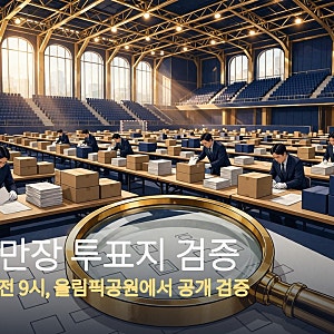 선관위 특검, 올림픽공원 압수수색 마쳤다…내일 247만장 투표지 검증 시작