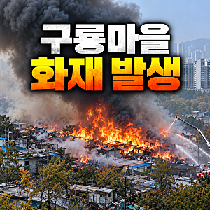 서울 강남 구룡마을 화재 발생, 소방 인력 168명 투입