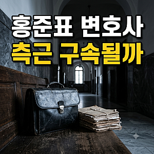 홍준표 변호사로 법정, 측근 구속심사와 명태균 여론조사비