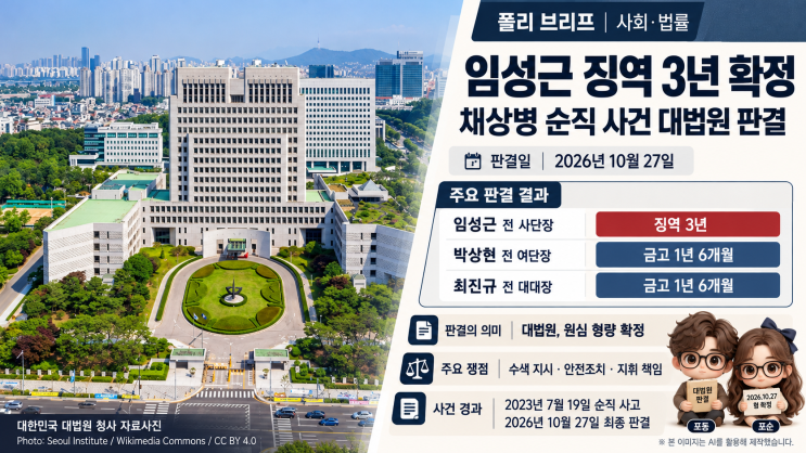 채상병 <b>순직</b> 사건 <b>임성근</b> 징역 3년 확정｜대법원 판결과 지휘관별 ....