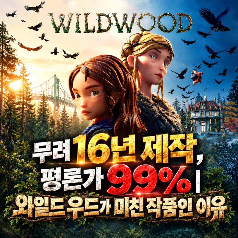 16년을 갈아 넣은 영화｜《와일드우드》 제작 비밀과 미친 스톱모션/로튼토마토 99%의 이유