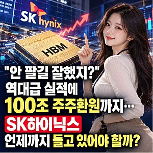 "안 팔길 잘했지?" 역대급 실적에 100조 주주환원 추가까지…SK하이닉스 언제까지 들고 있어야....