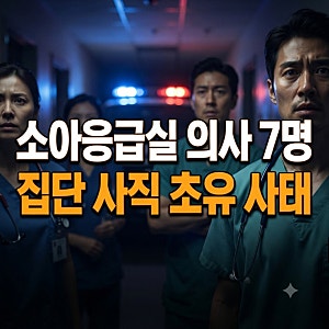 "사과 못한다는 경찰" 아주대병원 소아응급실 의사 7명 집단 사직! 경찰 압수수색 논란과 사....