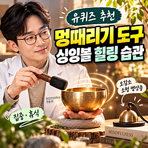 유퀴즈 윤홍균 정신건강의학과 의사가 추천한 멍때리기 도구 싱잉볼