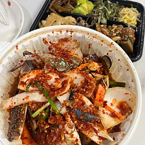 [수원/인계동] 짱돌네 꽃게무침 내돈내산 포장,예약 후기