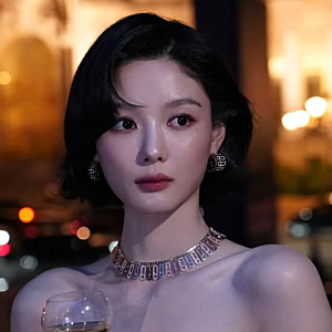국민여동생의 색다른 화보.. 김유정 단발과 드레스 조합의 반전