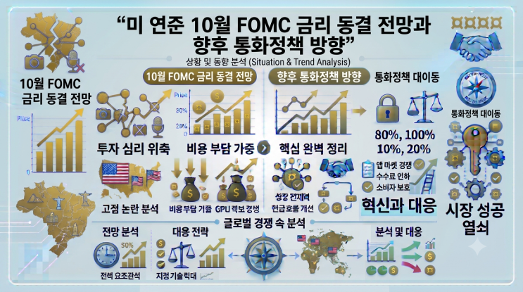 <b>미 연준</b> 10월 FOMC <b>금리 동결</b> 전망과 향후 통화정책 방향