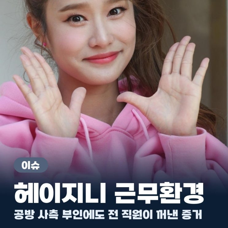 <b>헤이지니</b> 근무환경 논란에 입장 표명 내용과 <b>전 직원 재반박</b>, 산재 ....