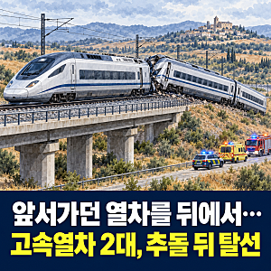 스페인 열차 충돌 사고, 고속열차 추돌로 최소 30명 사망…일부 매체 46명 보도