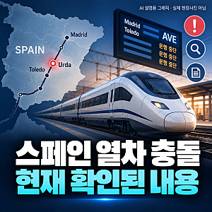 스페인 열차 충돌, 현재 확인된 내용과 여행객 확인 사항