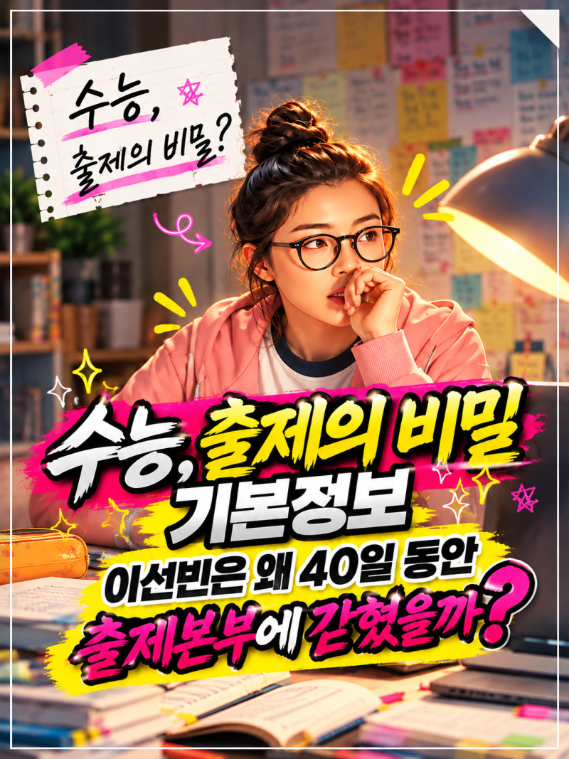 [영화 이야기] 수능, 출제의 비밀 기본정보·출연진｜이선빈은 왜 40일 동안 출제본부에 갇혔....