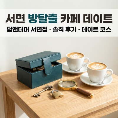 서면 데이트 코스로 딱이었던 방탈출 카페! 덤앤더머 서면점 솔직 후기