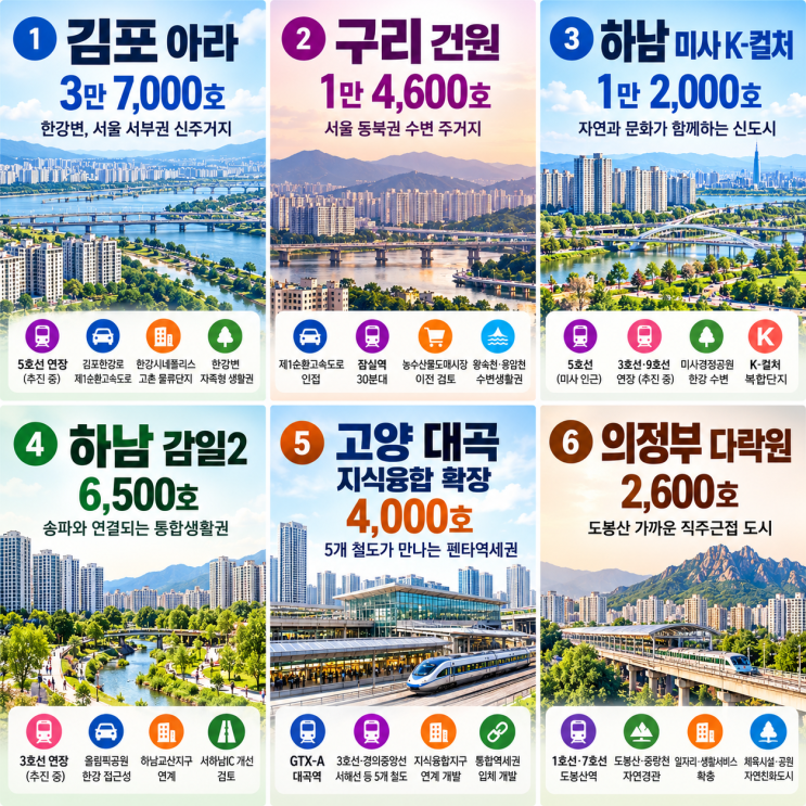 10.29 <b>수도권 신규택지</b> 10만 4천 호 발표! 김포아라·구리건원·하남미....