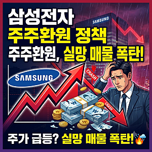 삼성전자 주주환원 정책: 주가 급등인가, 실망 매물 폭탄인가?