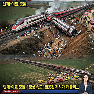 "정상 속도로 가라더니…" 스페인 고속열차 추돌로 64명 사망한 참사의 전말