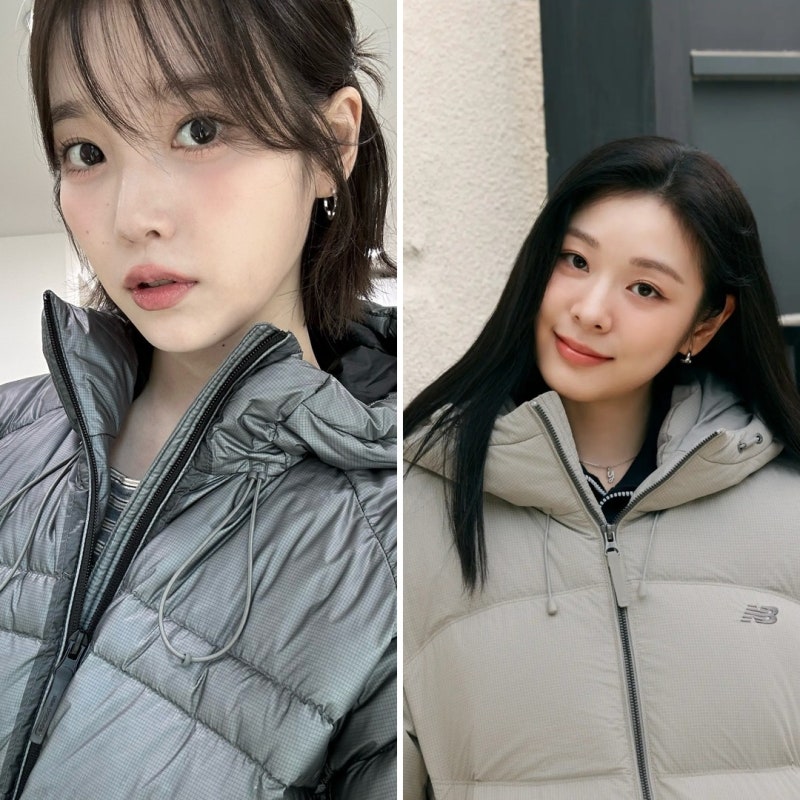 “같은 날 같은 팝업에” 아이유 vs 김연아, 뉴발란스 패딩 가격 보니
