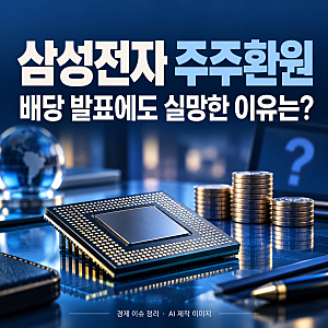삼성전자 주주환원정책 실망, 30조 배당에도 주가가 하락한 이유는?