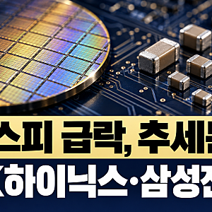 코스피 급락, SK하이닉스·삼성전기는 반등 후 조정일까, 하락 전환일까?
