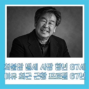 최불암 별세 사망 향년 87세 이유 최근 근황 프로필 67년 배우 인생