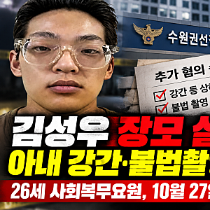 김성우 장모 살해, 아내 강간·불법촬영 혐의까지 추가? 10월 27일 송치 이유