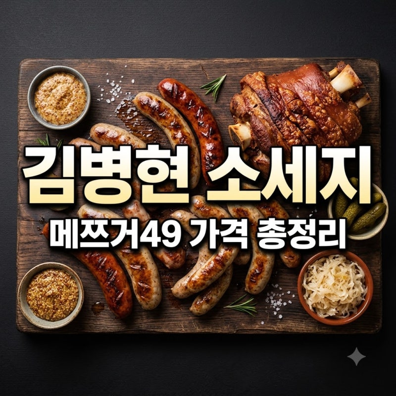 김병현 소세지 메쯔거49 가격 종류 및 옥토버페스트 매출 정리