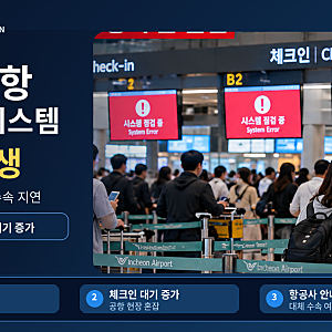 "비행기 못 타는 거 아니야?" 인천공항 체크인 시스템 장애, 원인·피해 현황과 대체 탑승수속....