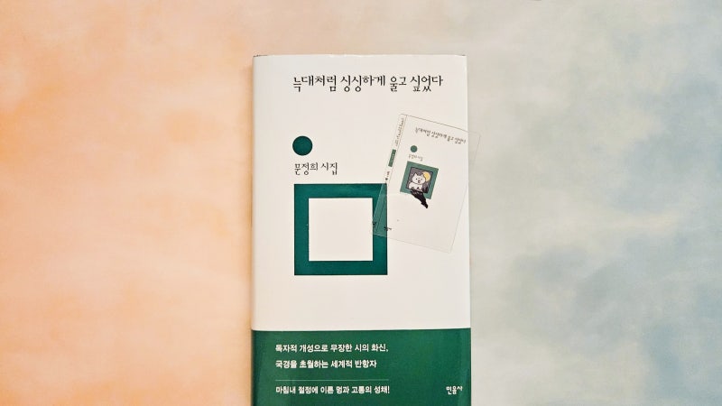 문정희 시집 늑대처럼 싱싱하게 울고 싶었다 | 민음사 빵 책갈피 독서