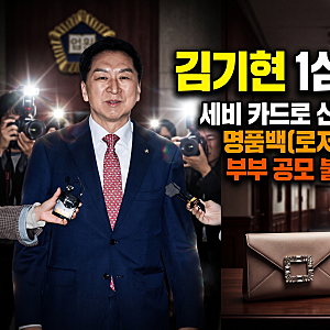 김기현 의원 1심 무죄 판결, 세비 카드 결제(김건희 로저비비에 명품백)와 메모에도 이선애씨....