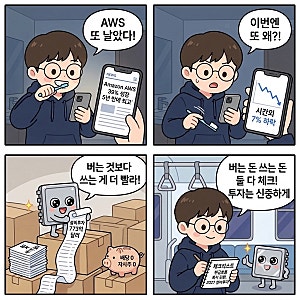 아마존 3분기 실적 총정리 AWS 5년 만에 최고 성장에도 주가 7% 급락한 이유