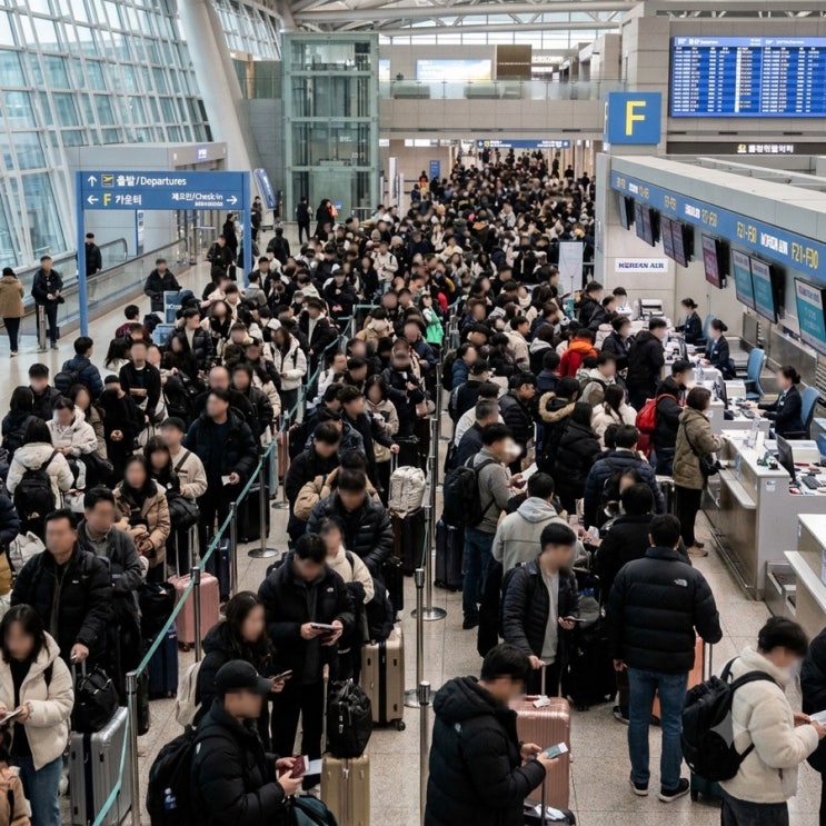 <b>인천공항</b> 네트워크 <b>장애</b> <b>발권</b> 시스템 마비 사태…중국행 항공편 줄....