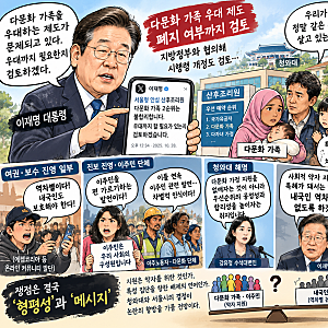 이재명 대통령 '다문화 우대 폐지 검토'…’갈라치기' SNS 논란 확산
