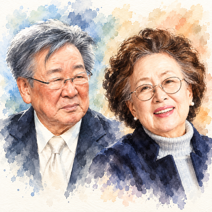 “먼저 가셨네”…<b>최불암</b> 빈소 찾은 <b>나문희</b>, 12년 전엔 “축복”이....