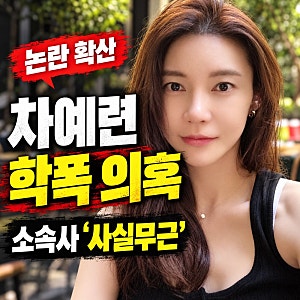 "고막 찢어질 때까지 맞았다" 의혹…차예련 측은 학폭 의혹 전면 부인과 프로필