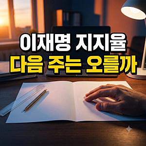 이재명 지지율 39% 다시 30%대, 국힘 민주당 지지율 격차 5%p