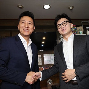 한동훈, 오세훈 연대 가능성에 “친분 아닌 명분… 뜻 같다면 누구든 함께”