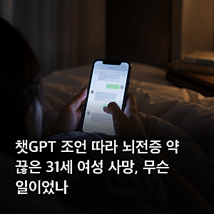 챗GPT 조언 따라 뇌전증 약 끊은 31세 여성 사망, 무슨 일이었나