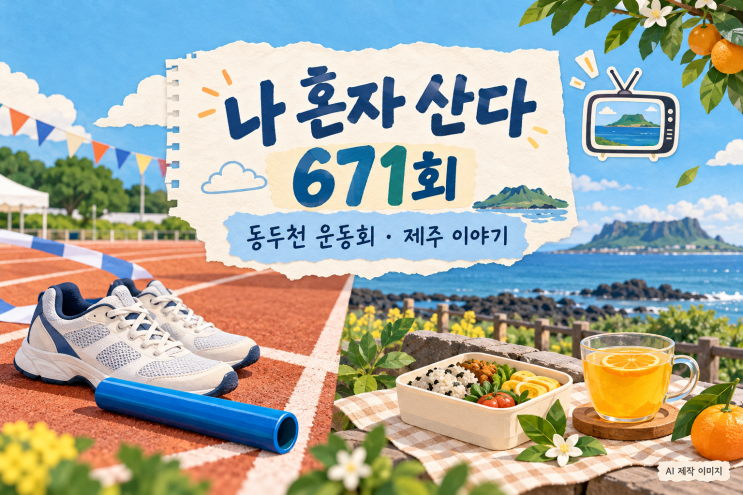 나혼자산다 671회 기안84·유리 제주 만남, <b>김민 운동회</b>와 다시보기