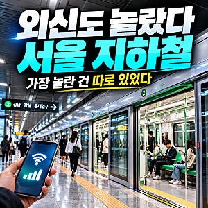CNN이 극찬한 서울 지하철…외국인이 가장 놀란 건 따로 있었다