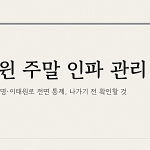 핼러윈 이태원 인파 관리 총정리, 경찰 7,800명·이태원로 전면 통제… 오늘 밤 나가기 전 확인....