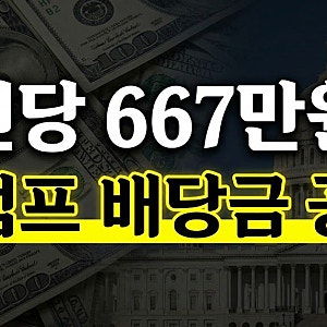 "전국민에게 5000달러 줄게", 트럼프가 내세운 배당금 공약 내용 영향 시기,한국에서 쓰지마라....