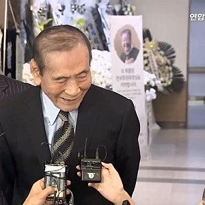 최불암 빈소 찾은 60년 절친 오지명, 취재진 앞에서 울컥하며 남긴 한마디