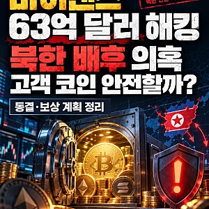 바이낸스 63억 달러 해킹 북한 해킹조직 배후 의혹 고객 코인 안전할까 피해 보상은?