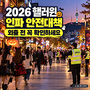 2026 핼러윈 인파 안전대책 총정리! 10월 31일 이태원·홍대 교통통제, 경찰 7,800명 투입, 압사 ....