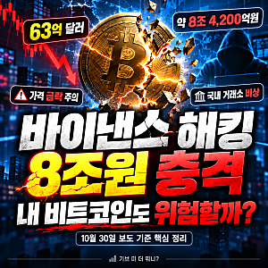 바이낸스 해킹 8조원 충격, 내 비트코인도 위험할까? 국내 거래소까지 비상