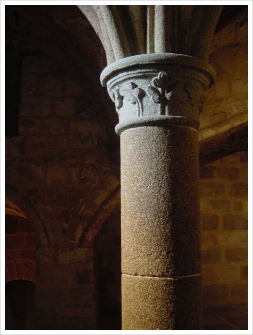 몽생미셀 - 수도원 기도실 (Mont St. Michel Monks' walkway & refectory) (7) 몽생미셀 - 수도원 기도실 (Mont St. Michel Monks' walkway & refectory) (7)