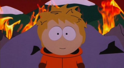 케니 가면을 쓰지 않은 사우스 파크