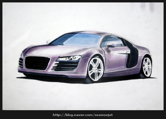 AUDI R8 rendering.